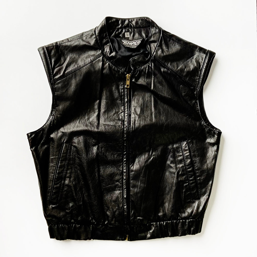80's Iconic Leather Vest