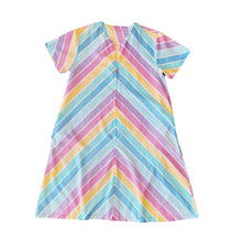 Load image into Gallery viewer, &quot;Cindy&quot; Pastel Rainbow Muu Muu
