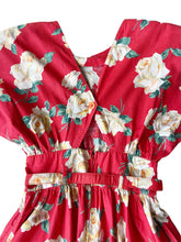 Load image into Gallery viewer, &quot;C.A.&quot; Red Floral Day Dress
